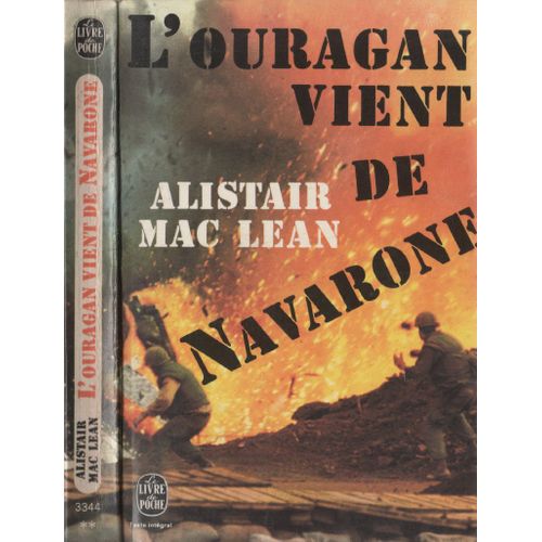 L'ouragan Vient De Navarone   de Alistair MacLean  Format Broch 