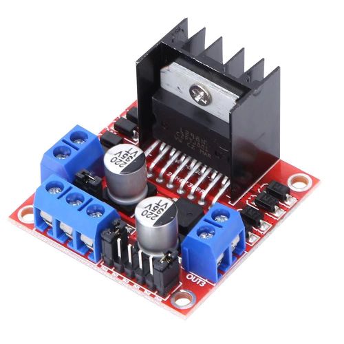 L298N Module de carte d'entranement de moteur Double H Bridge compatible avec le moteur pas  pas robot de voiture intelligent
