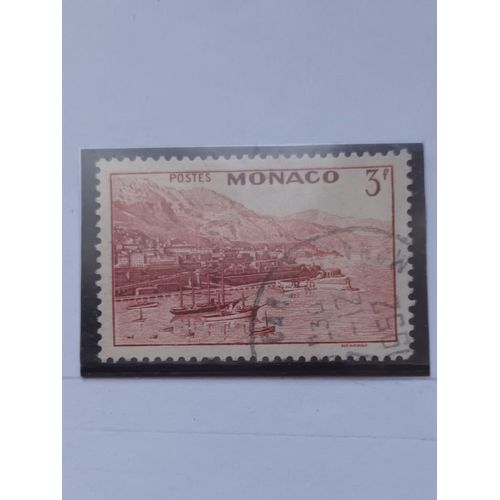 L359 -- Timbre Oblitr Monaco N 180 -- Anne 1938 --