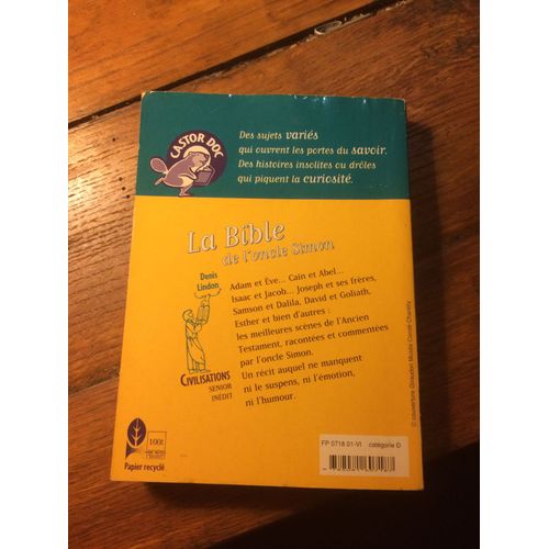 La Bible De L'oncle Simon - Rcits De L'ancien Testament    Format Poche 