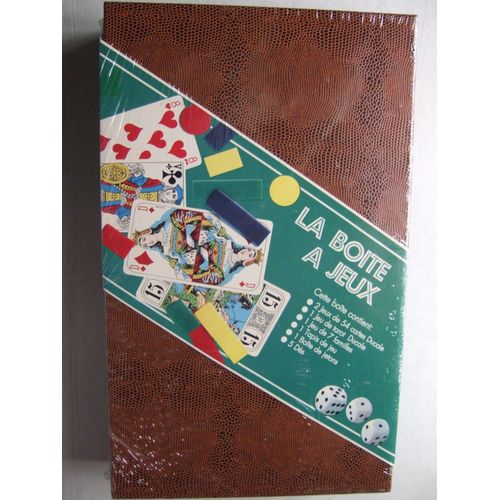 La Boite A Jeux: 54 Cartes Ducale, Tarotducale, 7 Familles Jetons, 5 Ds