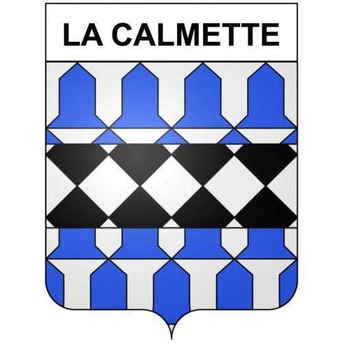 La Calmette 30 Ville Stickers Blason Autocollant Adhsif - 17 Cm