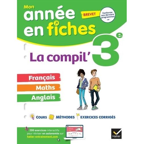 La Compil' 3e - Franais, Maths, Anglais    Format Grand Format 