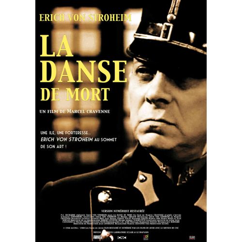 La Danse De Mort - Vritable Affiche De Cinma Plie - Format 40x60 Cm - De Marcel Cravenne Avec Erich Von Stroheim, Jean Servais - 1948 Rdition 2020