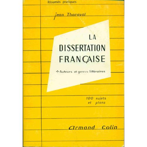 la dissertation francaise