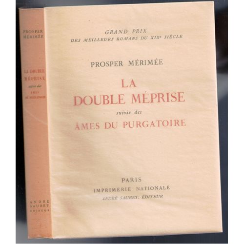La Double Meprise   de prosper mrime  Format Broch 