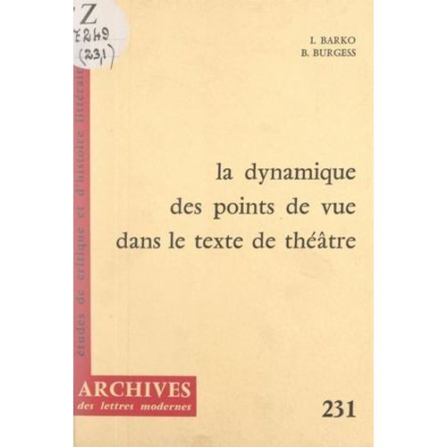 La Dynamique Des Points De Vue Dans Le Texte De Thtre  