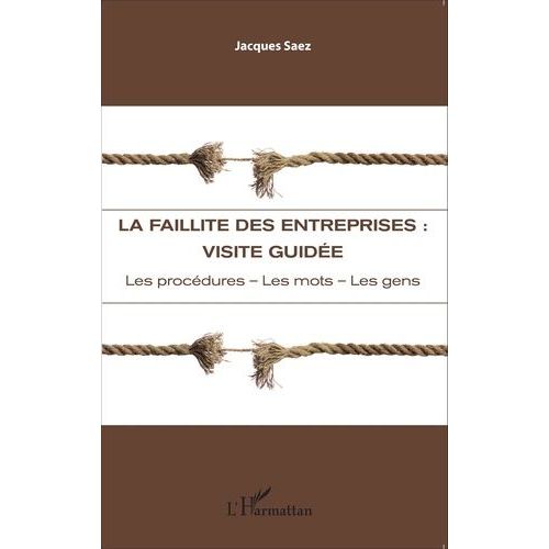 La Faillite Des Entreprises : Visite Guide - Les Procdures, Les Mots, Les Gens    Format Broch 