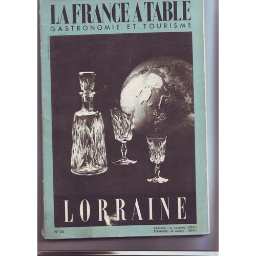 La France  Table - N 34 : Lorraine