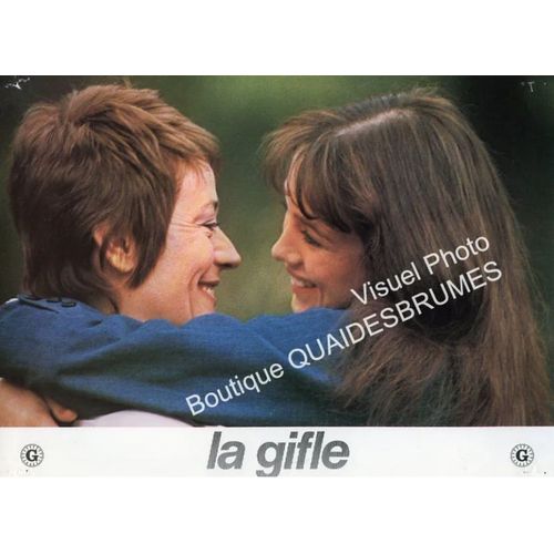 La Gifle : Photo D'exploitation Cinmatographique - Format 22x30 Cm - De Claude Pinoteau Avec Lino Ventura, Annie Girardot, Isabelle Adjani, Michel Aumont, Nathalie Baye, Francis Perrin - 1974