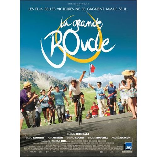 La Grande Boucle - Vritable Affiche De Cinma Plie - Format 40x60 Cm - De Laurent Tuel Avec Clovis Cornillac, Bouli Lanners, Ary Abittan, lodie Bouchez, Bruno Lochet, Andr Marcon - 2013