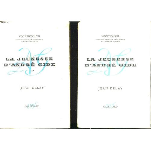 La Jeunesse D'andre Gide En Deux Tomes : Andr Gide Avant Andr Walter 1869-1890 / D'andr Walter  Andr Gide 1890-1895   de JEAN DELAY  Format Broch 
