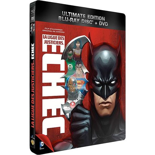 La Ligue Des Justiciers - chec - Blu-Ray + Dvd - dition Botier Steelbook de Lauren Montgomery