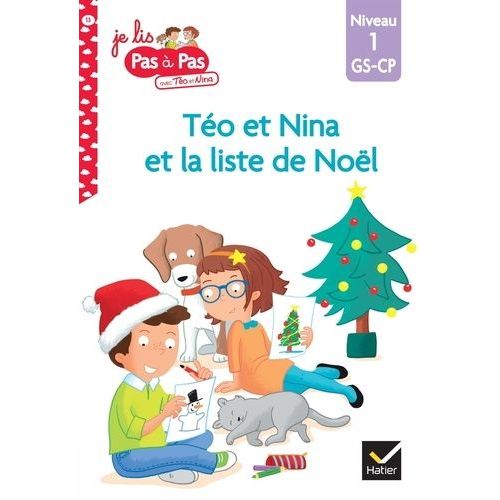 Je Lis Pas  Pas Avec To Et Nina - Tome 13 - La Liste De Nol - Niveau 1 Gs-Cp    Format Poche 