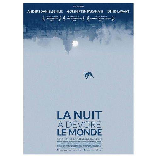La Nuit A Dvor Le Monde - Vritable Affiche De Cinma Plie - Format 120x160 Cm - De Dominique Rocher Avec Anders Danielsen Lie, Golshifteh Farahani, Denis Lavant - 2018