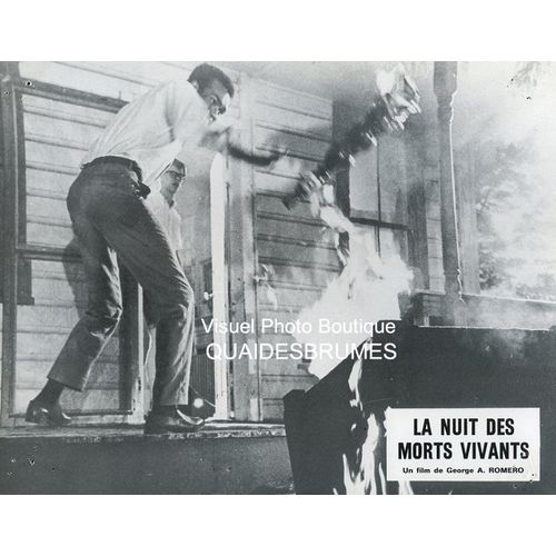 La Nuit Des Morts-Vivants (The Night Of The Living Dead) : Photo D'exploitation Cinmatographique - Format : 21x27 Cm - De George A. Romero Avec Duane Jones, Judith O'dea, Keith Wayne - 1970