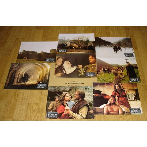 La Passion Beatrice - Jeu De 8 Photos D'exploitation Cinmatographique - Format 21x28 Cm - Un Film De Bertrand Tavernier Avec Monique Chaumette, Julie Delpy, Bernard-Pierre Donnadieu, Nils Tavernier