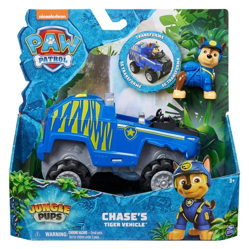La Pat' Patrouille Vehicule + Figurine Jungle Pups La Pat' Patrouille (Assort)