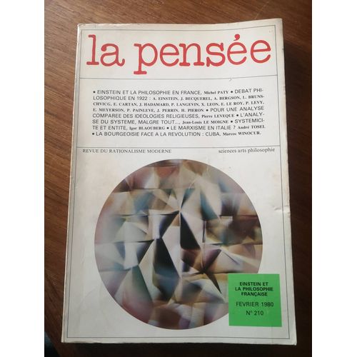La Pense Revue Du Rationalisme Moderne
