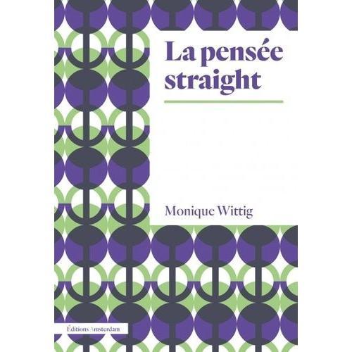 La Pense Straight   de Wittig Monique  Format Beau livre 