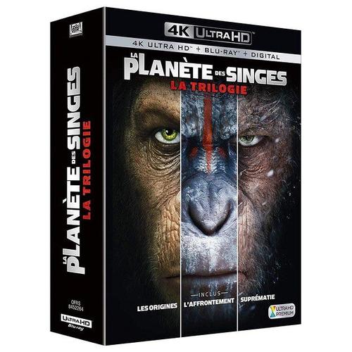 La Plante Des Singes - Intgrale - 3 Films - 4k Ultra Hd + Blu-Ray + Digital Hd de Rupert Wyatt