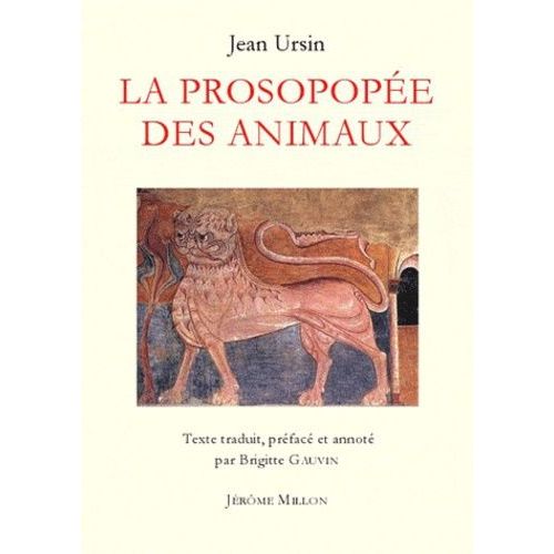 La Prosopope Des Animaux - Edition Bilingue Franais-Latin   de Ursin Jean  Format Broch 