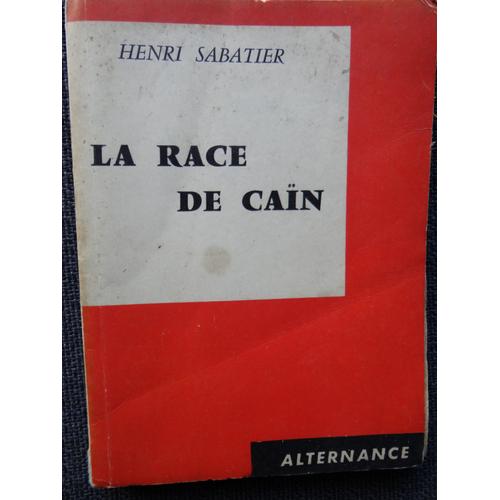 La race de Caïn - Henri Sabatier - Littérature | Rakuten