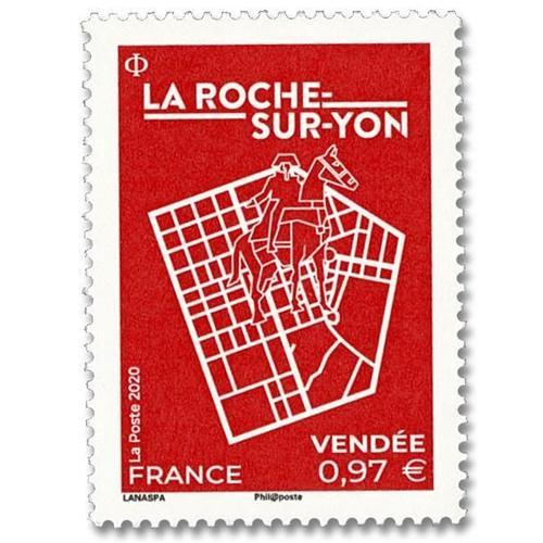 La Roche Sur Yon : Statue questre De Napolon Et Plan De La Ville Anne 2020 N 5416 Yvert Et Tellier Luxe
