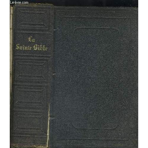 La Sainte Bible Qui Contient L Ancien Etle Nouveau Testament   de OSTERVALD J. F.  Format Reli 