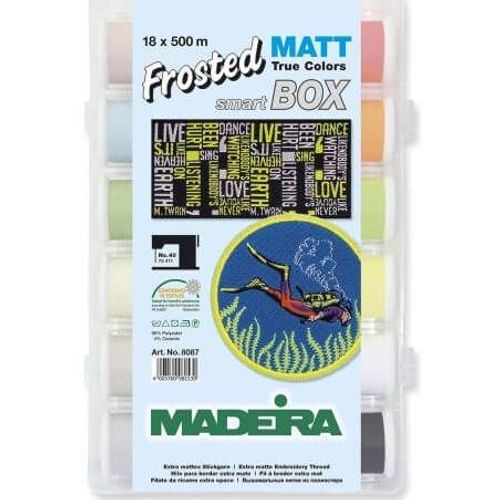 La Valise De 18 Fils  Broder De 500 Mtres Smartbox Frosted Matt Madeira: L'clat Du Mat Absolu Multicolore