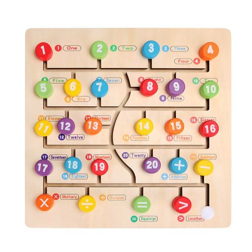 Labyrinthe Intelligent Avec Chiffres Et Lettres Pour Enfants, Jeu De Labyrinthe, Puzzle, Alphabet, Logique Numrique, Jouet ducatif