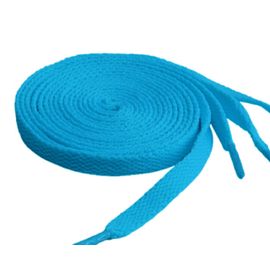 Lacets Chaussures de Sport Plats et Larges 120 x cm (Bleu