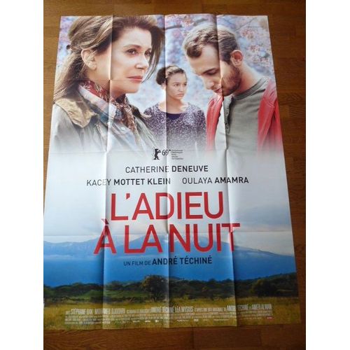 LAdieu  La Nuit De Andr Tchin Avec Catherine Deneuve, Kacey Mottet Klein... - Affiche Originale De Cinma Format 120 Cm X 160 Cm
