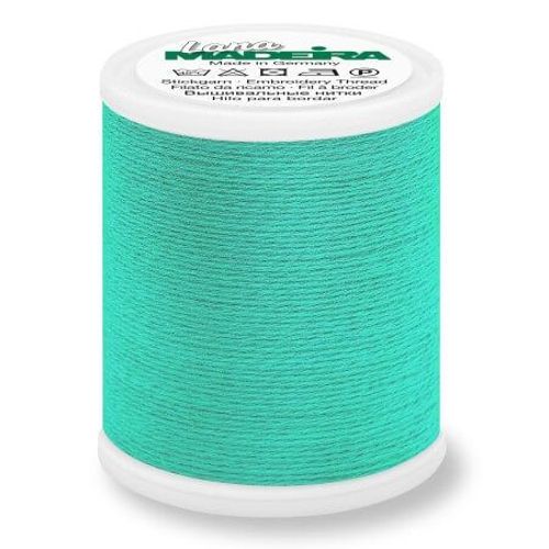 Laissez Libre Cours  Votre Crativit Avec Le Fil  Broder Lana N12 De Madeira - 200m Pour Brodeuse Et Surjeteuse 3996 Vert Turquoise