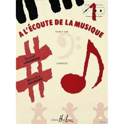 Lamarque Elisabeth / Goudard Marie-Jos A L'coute De La Musique Cycle 1 - Professeur