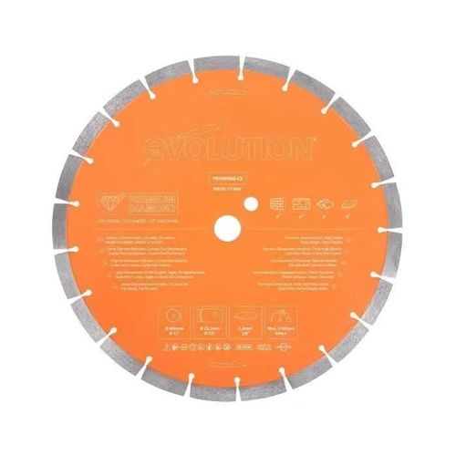 Lame Diamant - Evolution - 300 Mm - Bord Segment - Alsage 22.2 Mm - Haute Performance