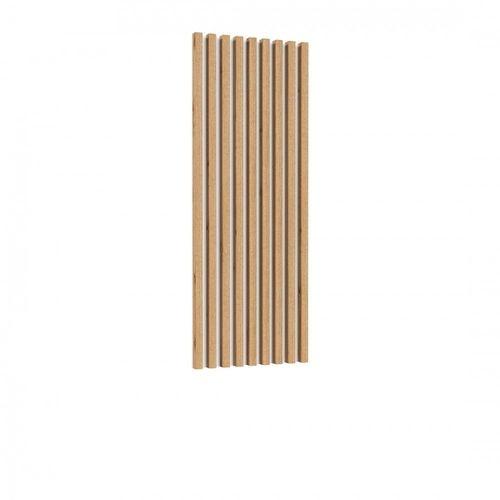 Lamelles Murales Verticales Aspect Chne Sur Support Fond Blanc Collection Clara