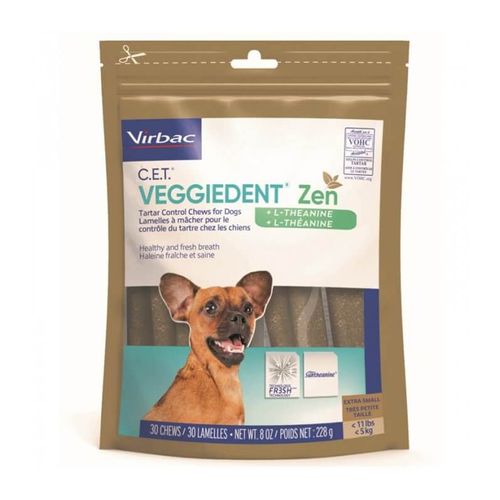 Lamelles Veggiedent Zen T.Xs Chien 15pcs.