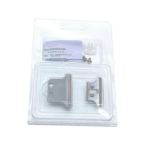 Lames de tondeuse  cheveux de rechange pour tondeuse  cheveux  2 trous T-Blade Cutter pour WAHL 8081 8171 argent