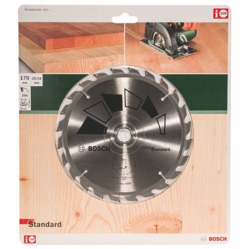Lame De Scie Circulaire Basic 170x2.2x20/16,D24
