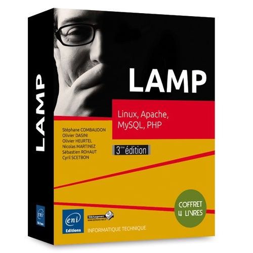 Lamp - Coffret 4 Livres : Linux, Apache, Mysql, Php    Format Coffret 
