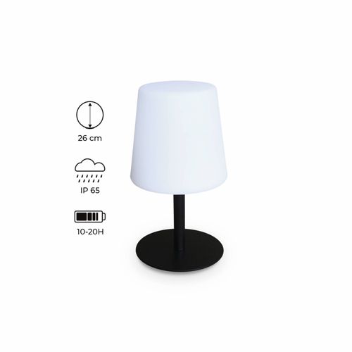 Lampada S Color - Lampe De Table Led De 28cm Noire - Lampe De Table Dcorative Lumineuse.  16cm