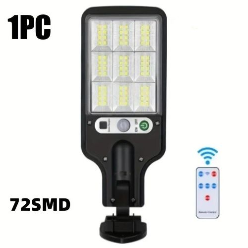 Lampadaire  Capteur Cob 108,3 Modes D'clairage,Extrieur,tanche,Scurit,Lampes Solaires Pour Jardin,Chemin- 72smd-D6809