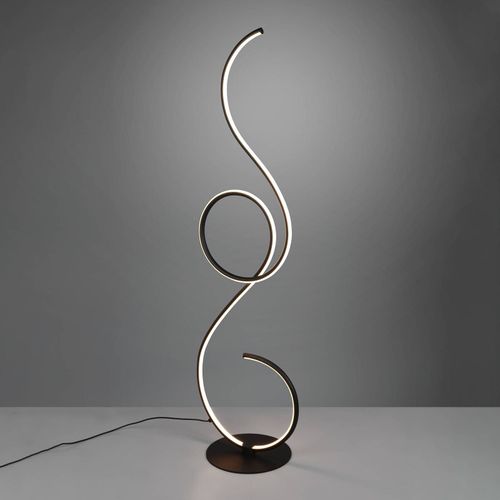 Lampadaire Led Jive Avec Variateur, Noir Mat