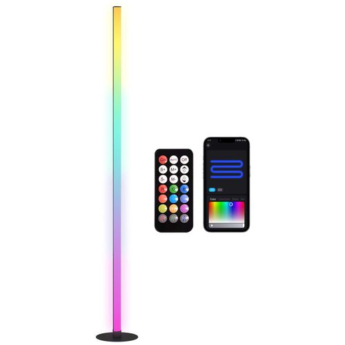 Lampadaire Led Rgbic 16 Millions De Couleurs Avec Contrle App Et Tlcommande - Musique Sync, Modes De Scne Et Timer