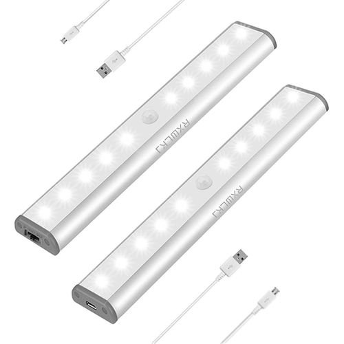 Lampe  Dtecteur De Mouvement Rechargeable Avec Interrupteur  3 Voies, Aimant Intgr, Ultra Lumineuse Pour Placards Et Espaces Sombres
