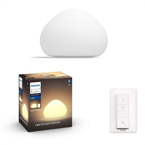 Lampe  Poser 1x9.5w - Blanc (Tlcommande Incluse) Compatible Bluetooth [Classe nergtique A+]