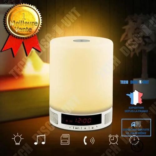 Lampe  Poser De Table Led Avec Haut Parleur Lumineuse Et Portable Sans Fil Bluetooth/ Enceinte Lumineux Bluetooth