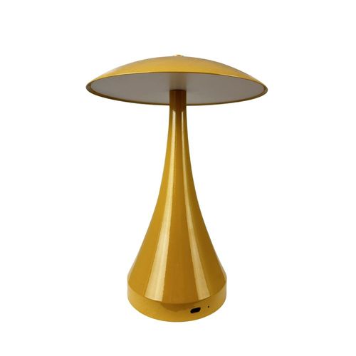 Lampe  Poser En Mtal Jaune Moutarde