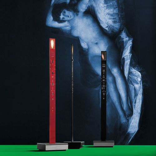 Lampe  Poser Led Innovante My New Flame, Noire